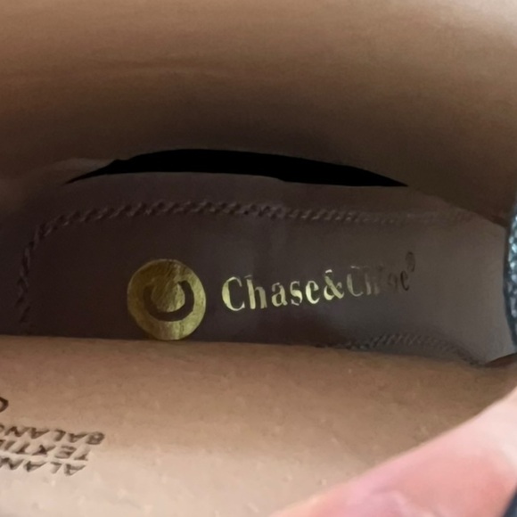 Chase & Chloe shoes boots tie front heels open toe Size 6 - Picture 11 of 11